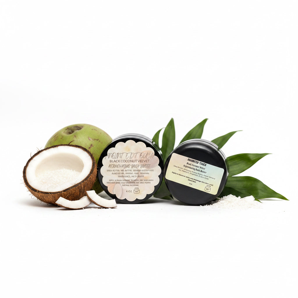 🖤🥥 Black Coconut Velvet Luxury Body Care Bundle ✨🌴