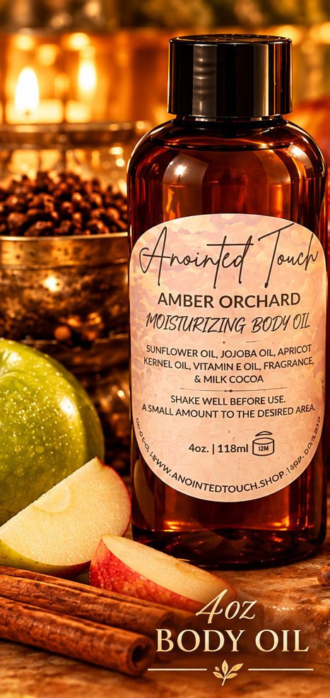 🍎🍂 Amber Orchard Moisturizing Body Oil