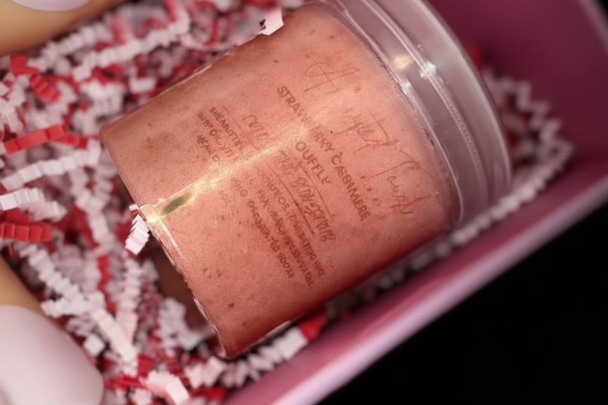 *🍓✨Strawberry Cashmere Souffle’ Exfoliating Body Scrub