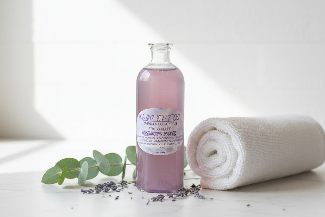 Lavender Eucalyptus Stress Relief Moisturizing Body Oil