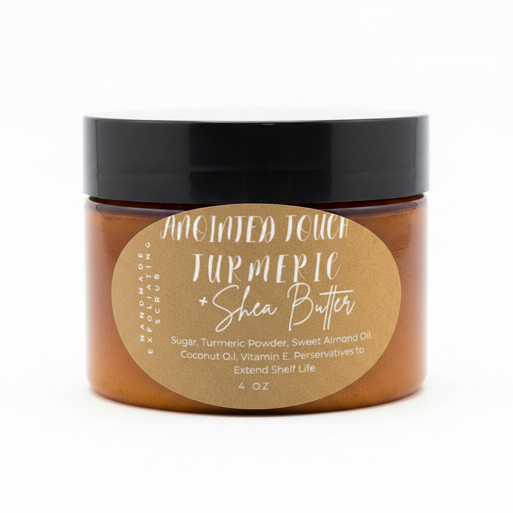 ⭐Golden Glow Turmeric & Shea Butter Exfoliating Scrub
