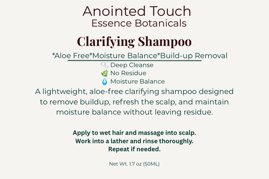 💧🌿Anointed Touch Essence Botanicals Clarifying Shampoo