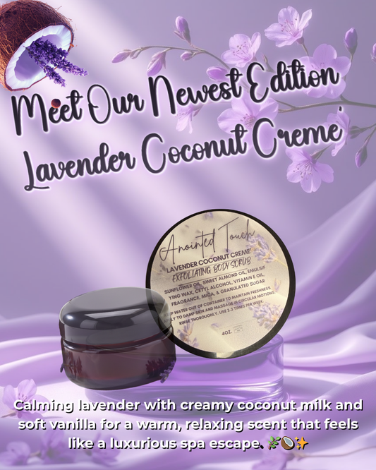💜 🪻 Lavender Coconut Creme’ Rejuvenating Body Butter