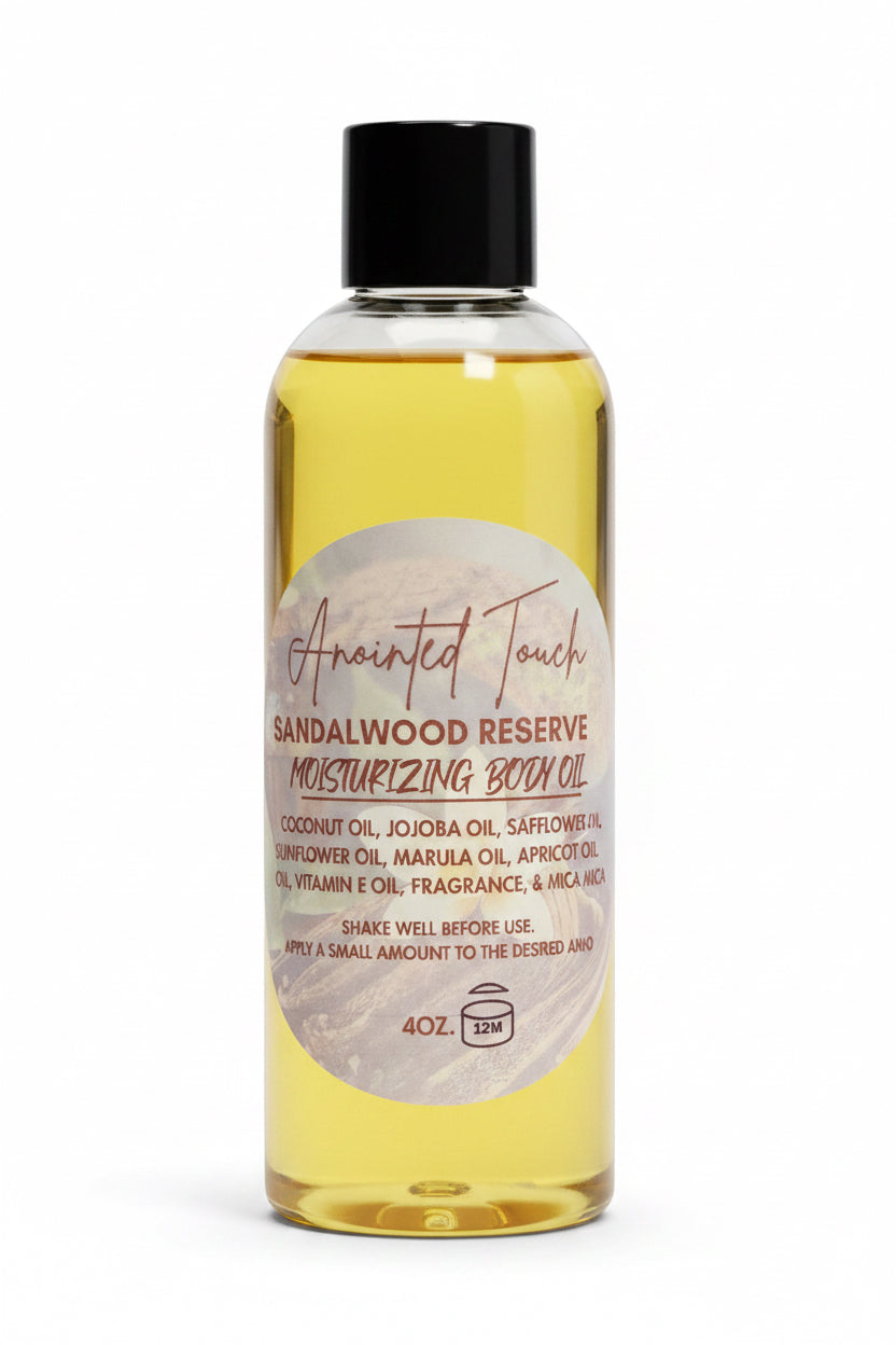🌲 💧 Sandalwood Reserve Moisturizing Body Oil