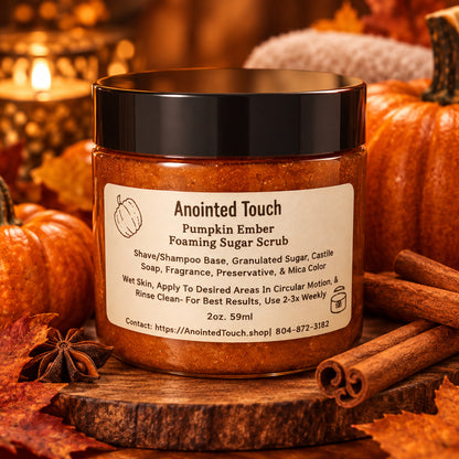 🎃🔥 Pumpkin Ember Whipped Sugar Scrub