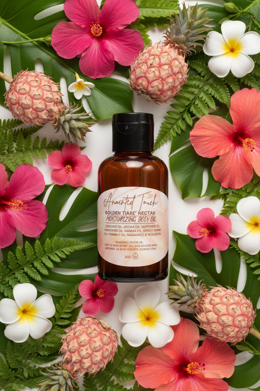 ✨ Golden Tiaré Nectar — Moisturizing Body Oil