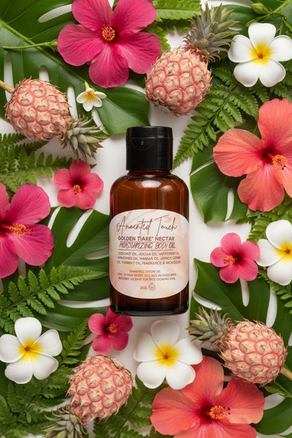 ✨ Golden Tiaré Nectar — Moisturizing Body Oil