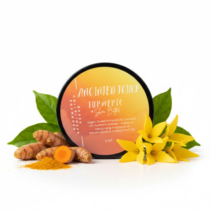 ⭐Golden Glow Turmeric & Shea Butter Exfoliating Scrub