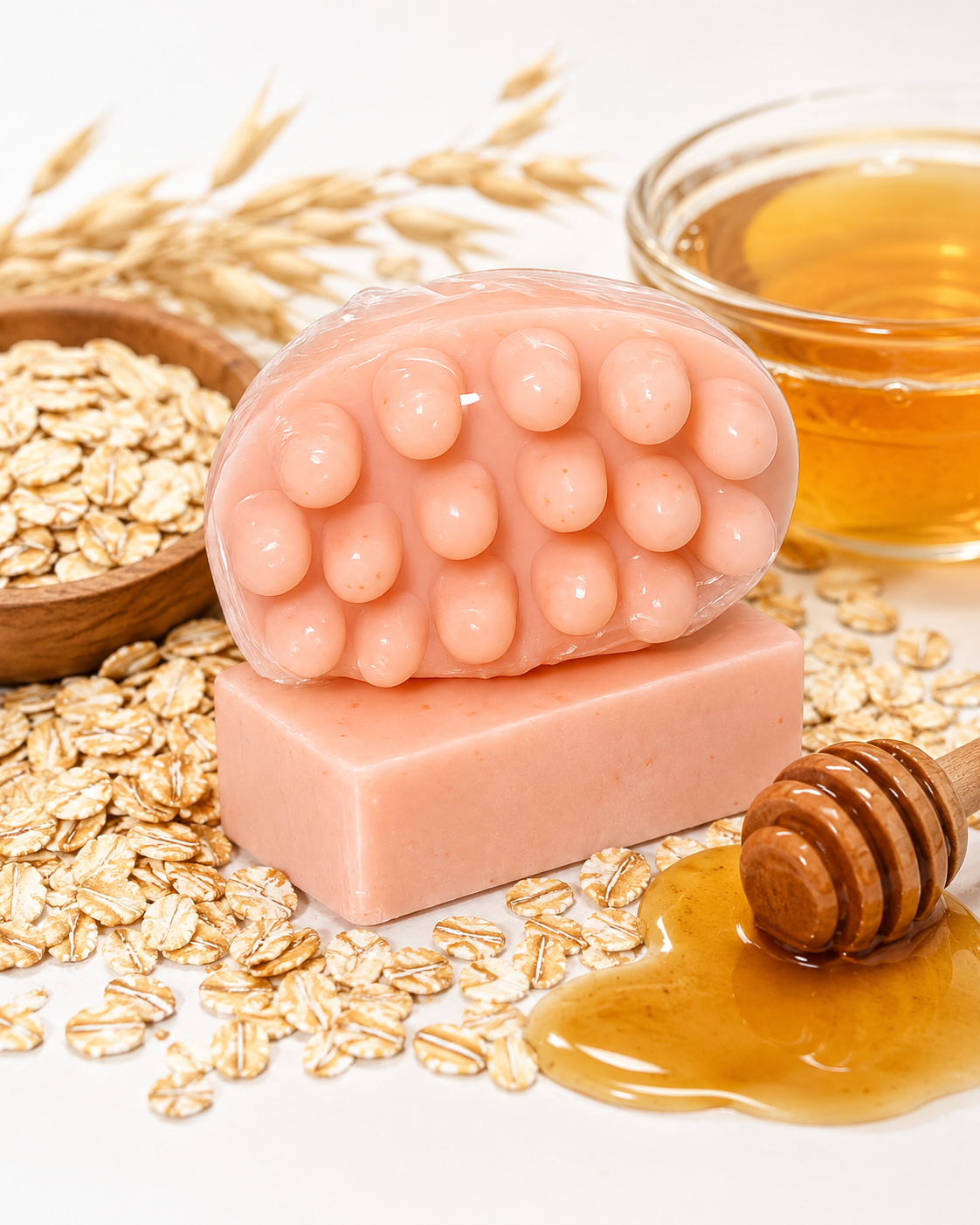 🍯 Oatmeal & Honey Moisturizing Bar