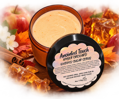🍎🍂 Amber Orchard Whipped Sugar Scrub