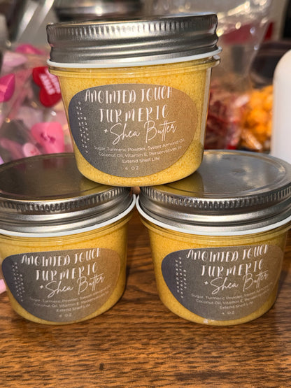 ⭐Golden Glow Turmeric & Shea Butter Exfoliating Scrub