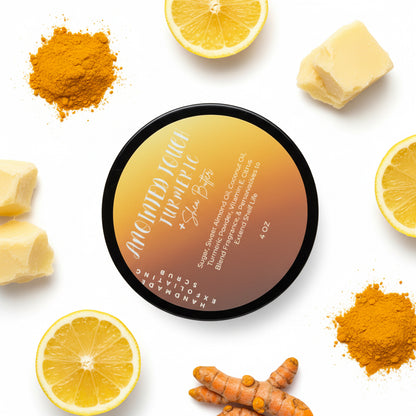 ⭐Golden Glow Turmeric & Shea Butter Exfoliating Scrub