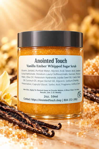 🍦🤎 Vanilla Ember Whipped Sugar Scrub