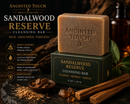 🌲🧼 SANDALWOOD RESERVE MOISTURIZING BAR 🧼🌲