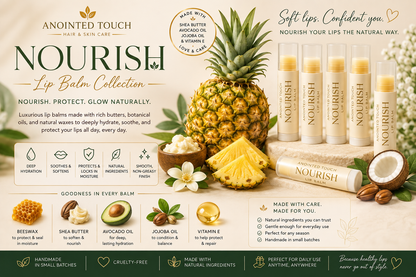 🍍 Anointed Touch Nourish Lip Balm – Sweet Pineapple
